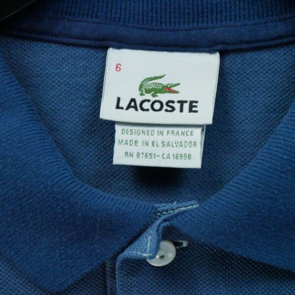 Polo manches courtes homme bleu Lacoste Col Polo