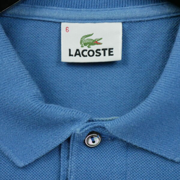 Polo manches courtes homme bleu Lacoste Col Polo