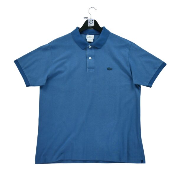Polo manches courtes homme bleu Lacoste Col Polo