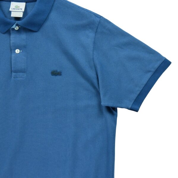 Polo manches courtes homme bleu Lacoste Col Polo