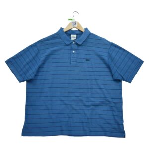 Polo manches courtes homme bleu Lacoste Motif a rayures Col Polo
