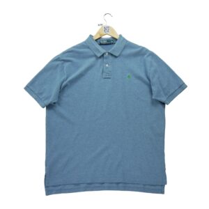Polo manches courtes homme bleu Polo Ralph Lauren Col Polo