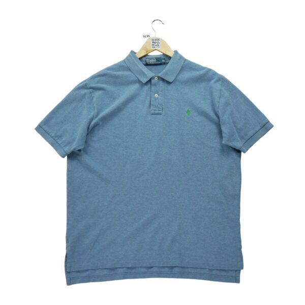 Polo manches courtes homme bleu Polo Ralph Lauren Col Polo
