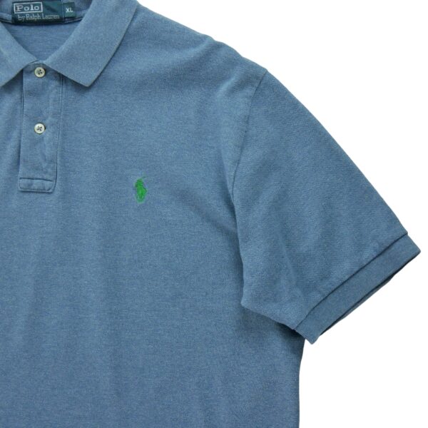 Polo manches courtes homme bleu Polo Ralph Lauren Col Polo