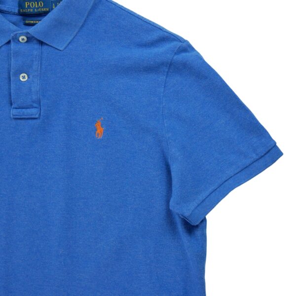 Polo manches courtes homme bleu Polo Ralph Lauren Col Polo
