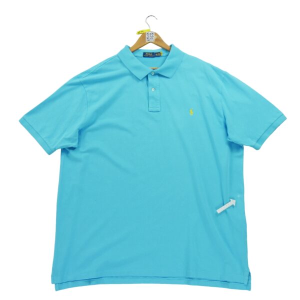 Polo manches courtes homme bleu Polo Ralph Lauren Col Polo