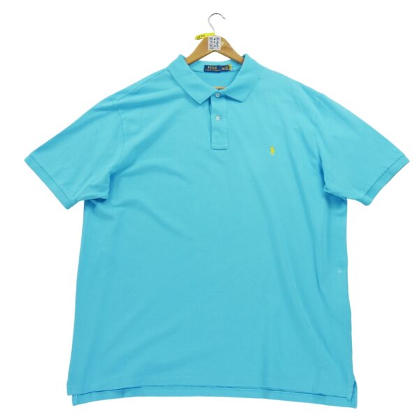 Polo manches courtes homme bleu Polo Ralph Lauren Col Polo