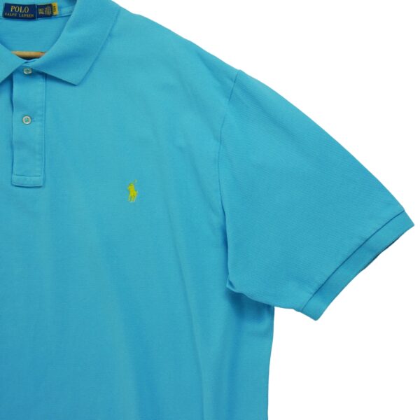 Polo manches courtes homme bleu Polo Ralph Lauren Col Polo
