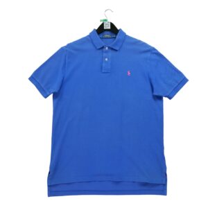 Polo manches courtes homme bleu Polo Ralph Lauren Col Polo