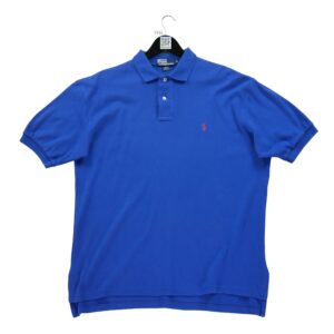 Polo manches courtes homme bleu Polo Ralph Lauren Col Polo