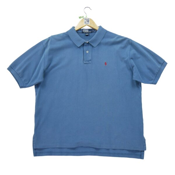 Polo manches courtes homme bleu Polo Ralph Lauren Col Polo