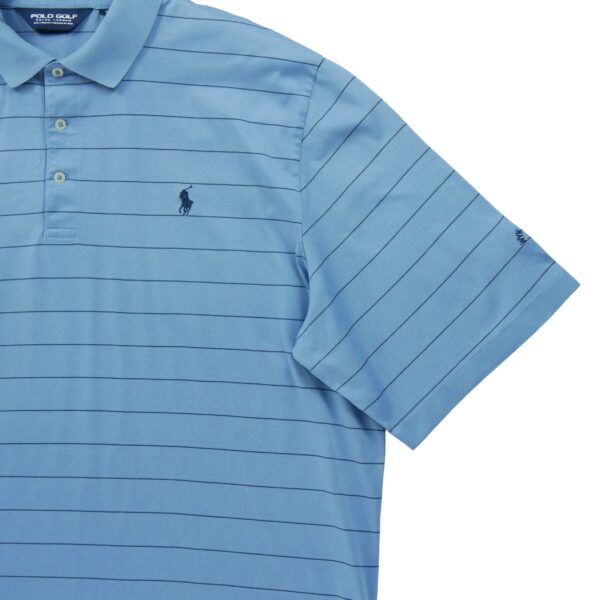 Polo manches courtes homme bleu Polo Ralph Lauren Motif a rayures Col Polo
