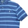 Polo manches courtes homme bleu Polo Ralph Lauren Motif a rayures Col Polo