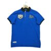 Polo manches courtes homme bleu Polo Ralph Lauren Motif brode Col Polo