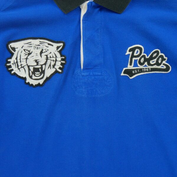 Polo manches courtes homme bleu Polo Ralph Lauren Motif brode Col Polo