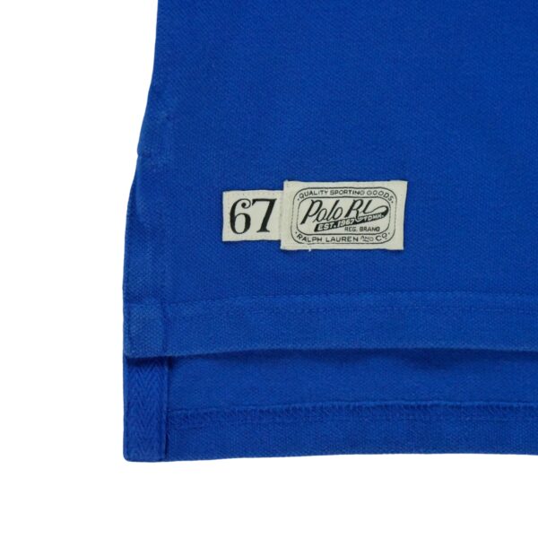 Polo manches courtes homme bleu Polo Ralph Lauren Motif brode Col Polo
