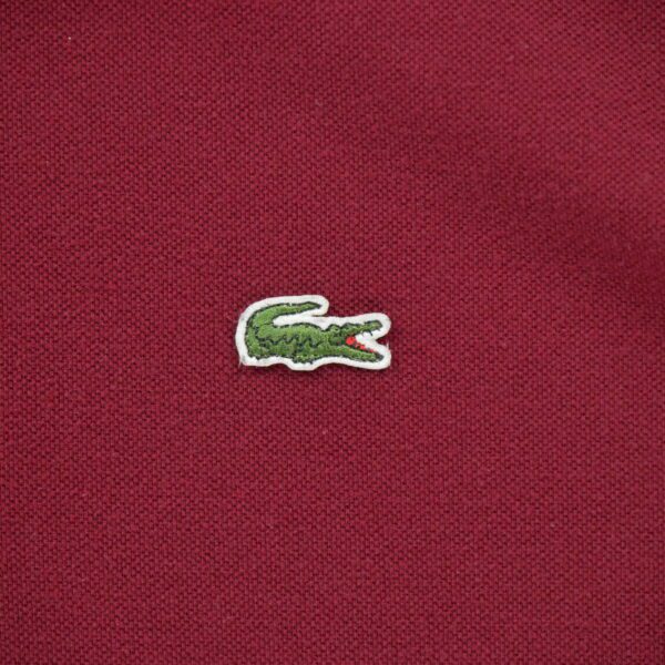 Polo manches courtes homme bordeaux Lacoste Col Polo