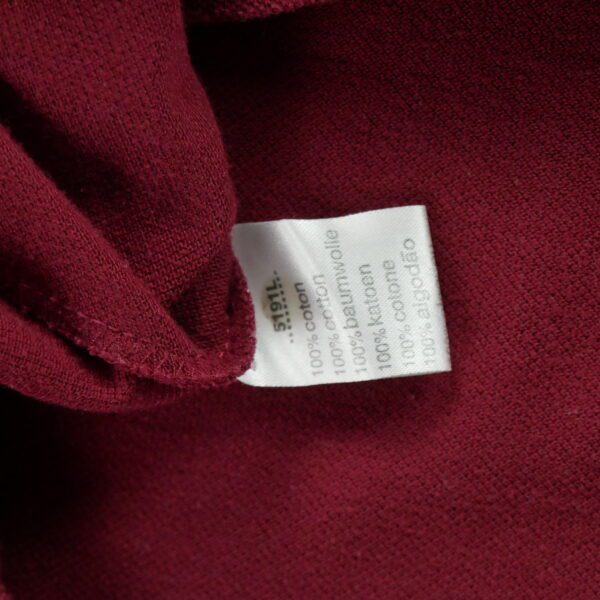 Polo manches courtes homme bordeaux Lacoste Col Polo