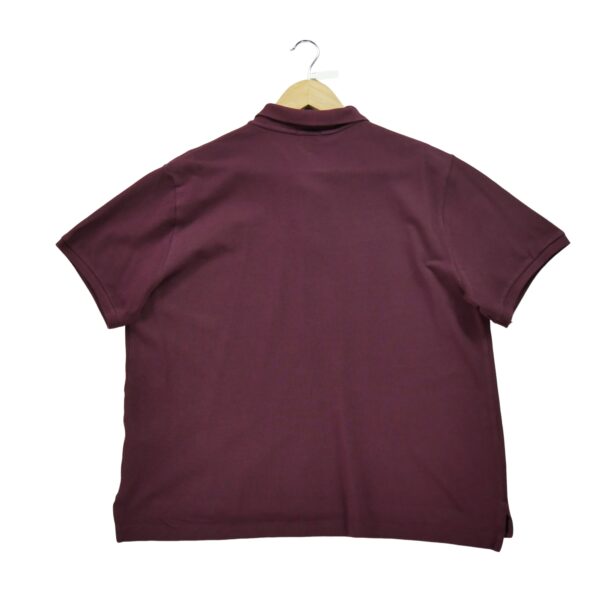 Polo manches courtes homme bordeaux Polo Ralph Lauren Col Polo