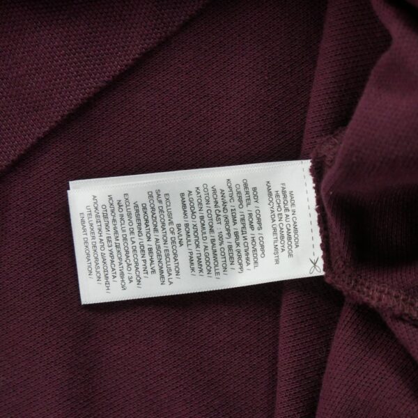 Polo manches courtes homme bordeaux Polo Ralph Lauren Col Polo
