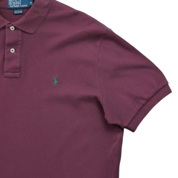 Polo manches courtes homme bordeaux Polo Ralph Lauren Col Polo