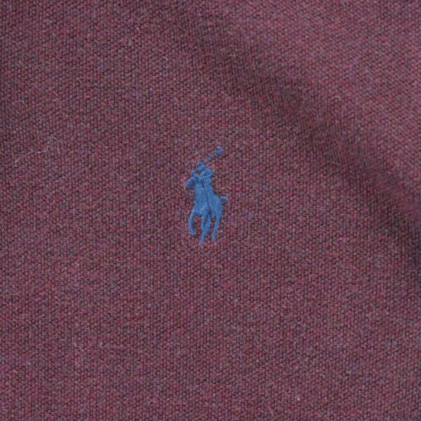 Polo manches courtes homme bordeaux Polo Ralph Lauren Motif chine Col Polo