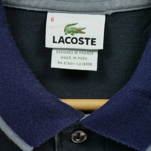 Polo manches courtes homme gris Lacoste Col Polo