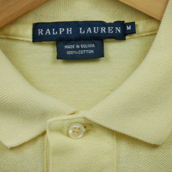 Polo manches courtes homme jaune Polo Ralph Lauren Col Polo