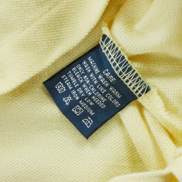 Polo manches courtes homme jaune Polo Ralph Lauren Col Polo