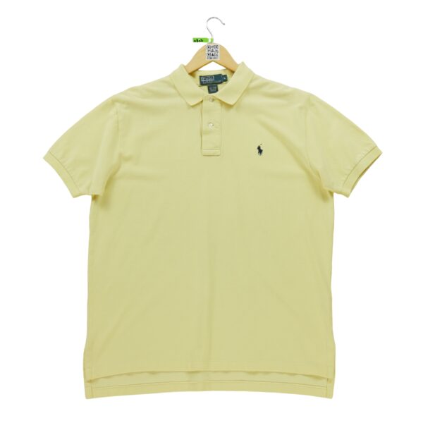 Polo manches courtes homme jaune Polo Ralph Lauren Col Polo