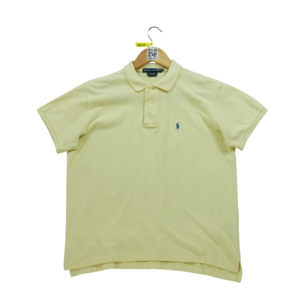 Polo manches courtes homme jaune Polo Ralph Lauren Col Polo