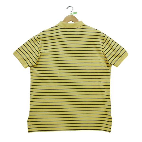 Polo manches courtes homme jaune Polo Ralph Lauren Motif a rayures Col Polo