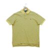 Polo manches courtes homme jaune Polo Ralph Lauren Motif a rayures Col Polo