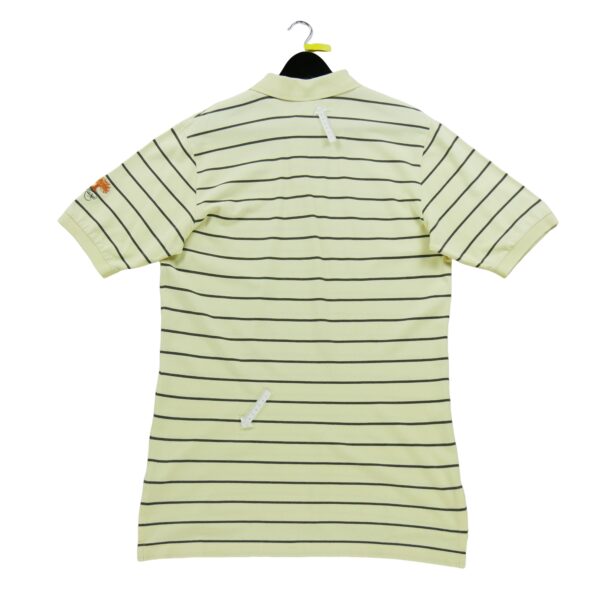 Polo manches courtes homme jaune Polo Ralph Lauren Motif a rayures Col Polo