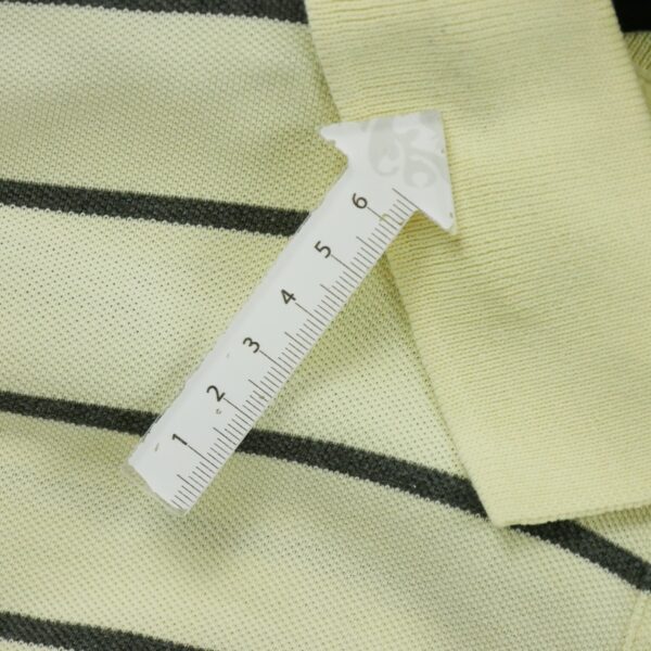 Polo manches courtes homme jaune Polo Ralph Lauren Motif a rayures Col Polo