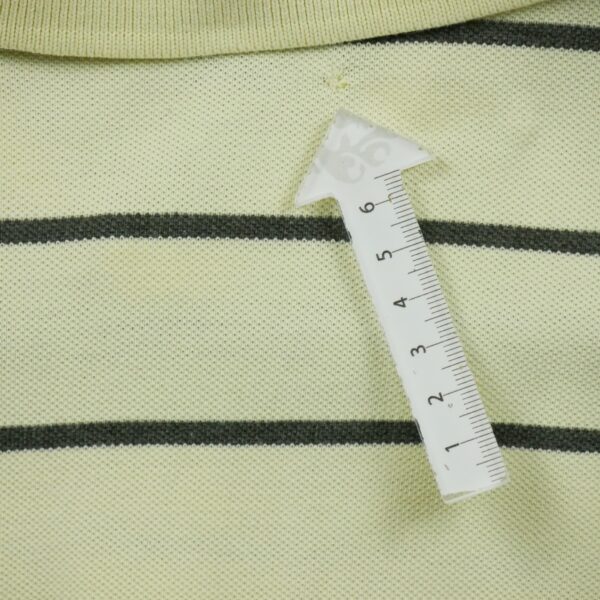 Polo manches courtes homme jaune Polo Ralph Lauren Motif a rayures Col Polo
