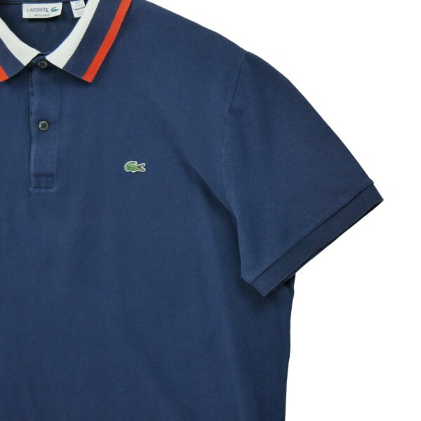 Polo manches courtes homme marine Lacoste Col Polo