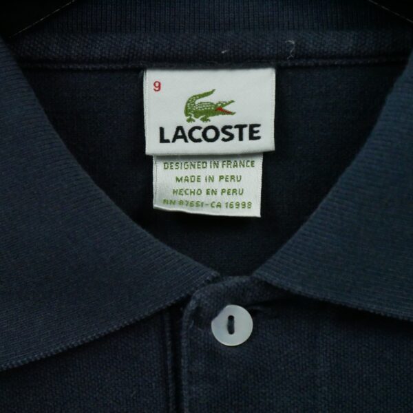 Polo manches courtes homme marine Lacoste Col Polo