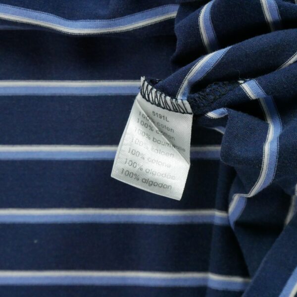 Polo manches courtes homme marine Lacoste Motif a rayures Col Polo