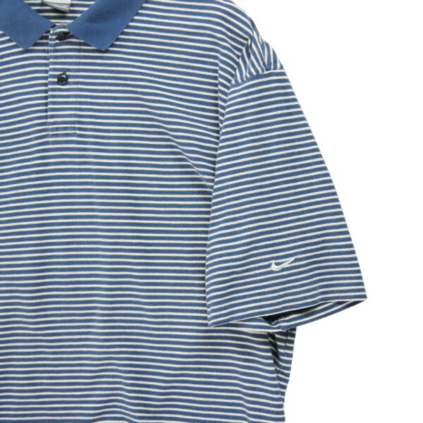 Polo manches courtes homme marine Nike Motif a rayures Col Polo