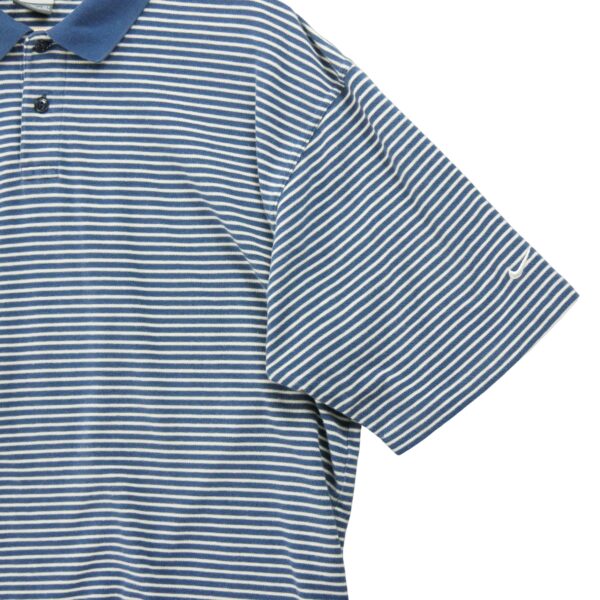 Polo manches courtes homme marine Nike Motif a rayures Col Polo