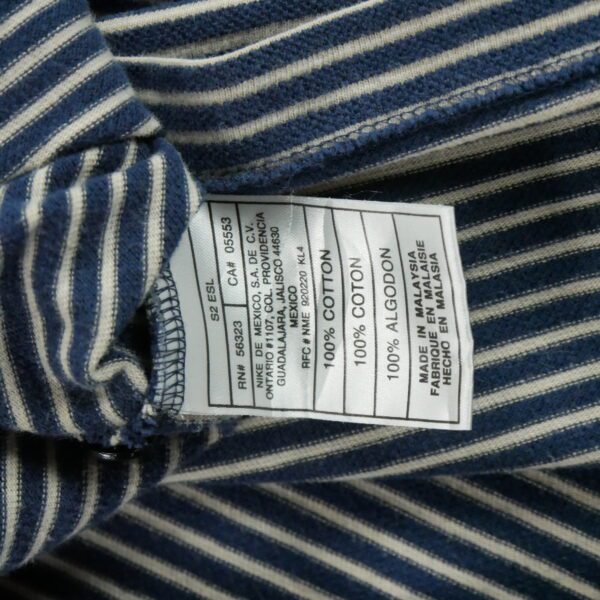 Polo manches courtes homme marine Nike Motif a rayures Col Polo