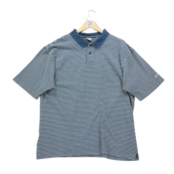 Polo manches courtes homme marine Nike Motif a rayures Col Polo