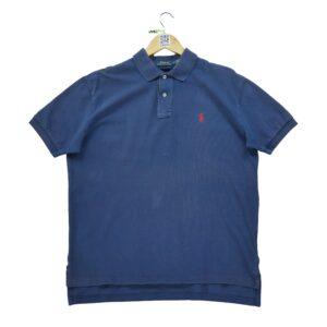 Polo manches courtes homme marine Polo Ralph Lauren Col Polo