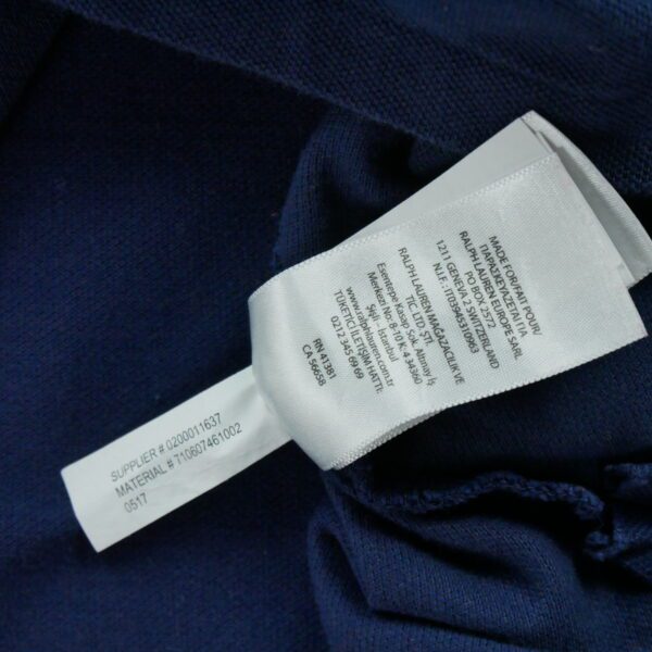 Polo manches courtes homme marine Polo Ralph Lauren Col Polo