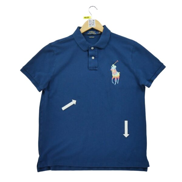 Polo manches courtes homme marine Polo Ralph Lauren Col Polo
