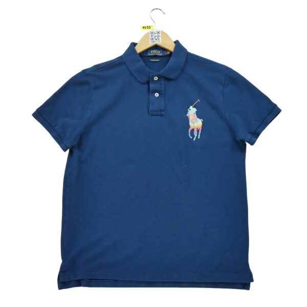 Polo manches courtes homme marine Polo Ralph Lauren Col Polo