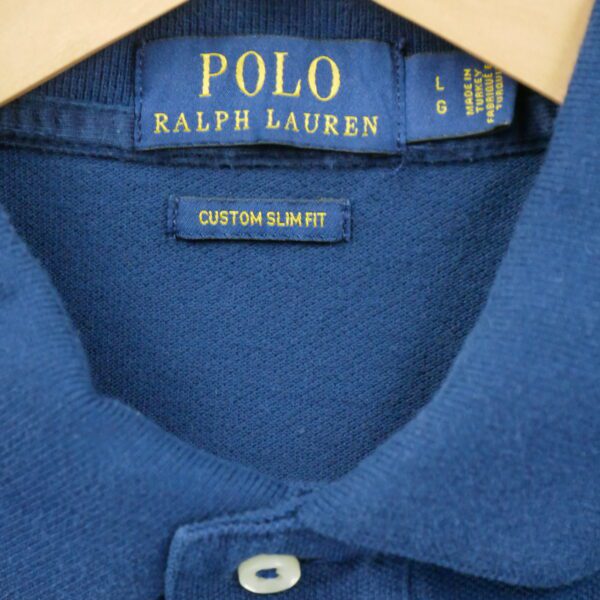 Polo manches courtes homme marine Polo Ralph Lauren Col Polo