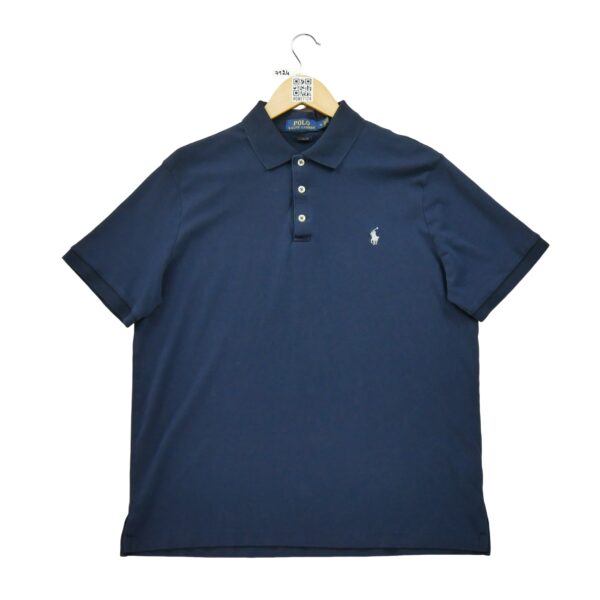Polo manches courtes homme marine Polo Ralph Lauren Col Polo