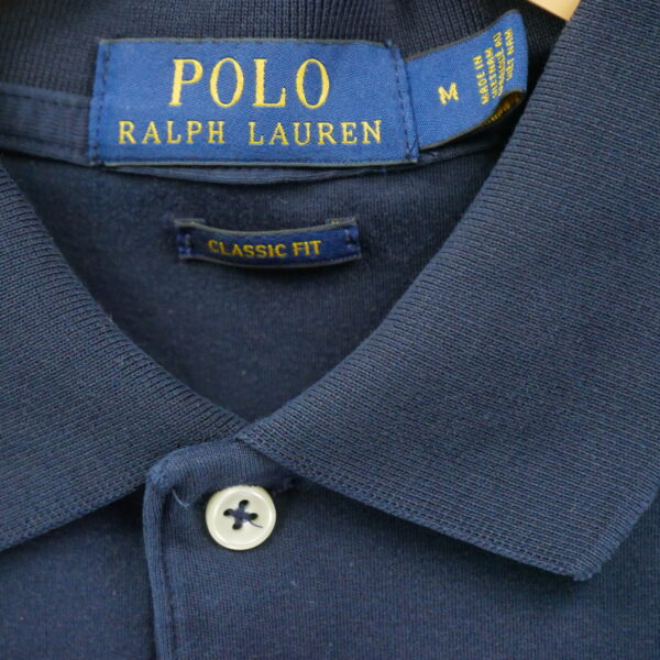 Polo manches courtes homme marine Polo Ralph Lauren Col Polo
